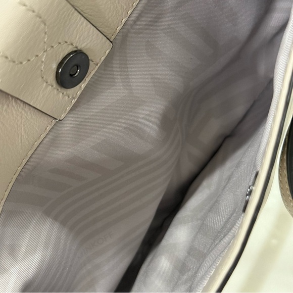 Rebecca Minkoff Darling Shoulder Bag Crossbody Clutch Leather Cream Boho Western - Picture 11 of 16